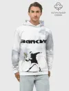 Худи мужской база хлопок / Banksy