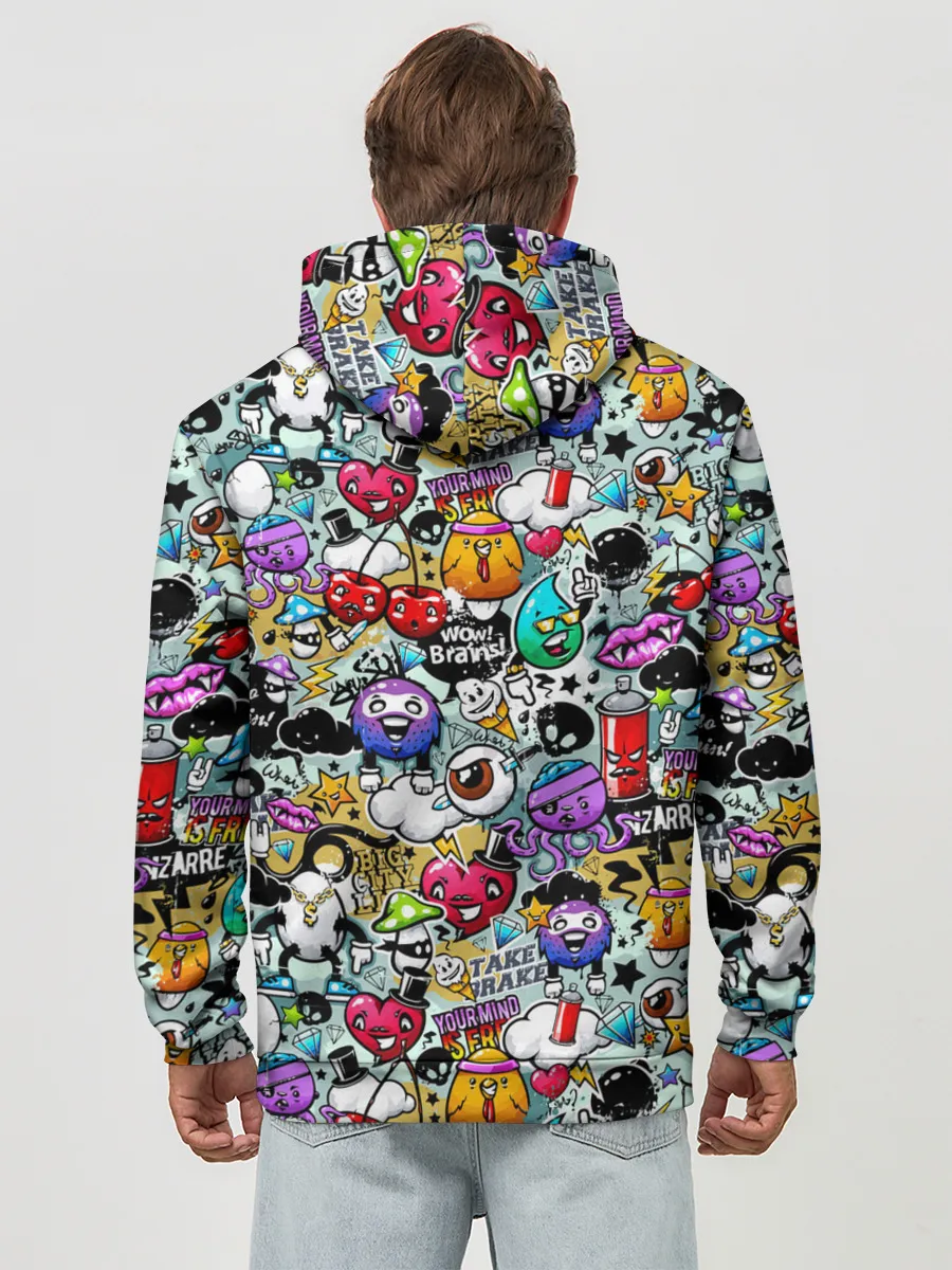 Худи мужской база хлопок / Stickerboom