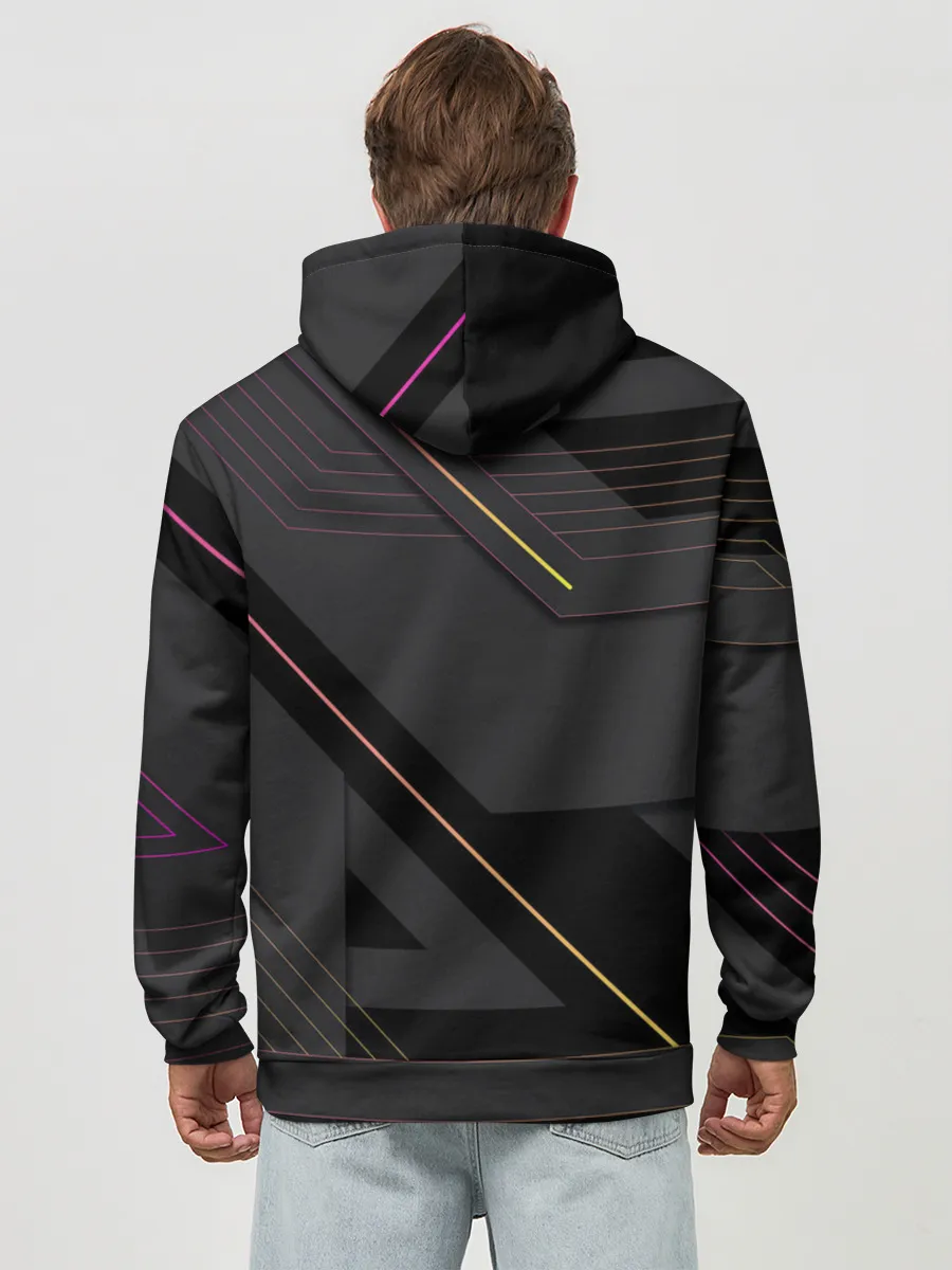 Худи мужской база хлопок / Modern Geometry