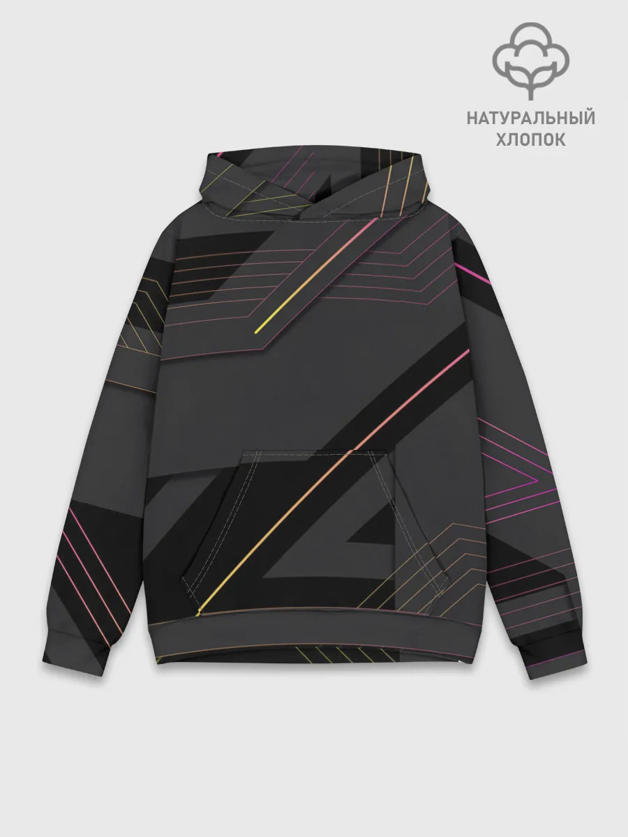 Худи мужской база хлопок / Modern Geometry