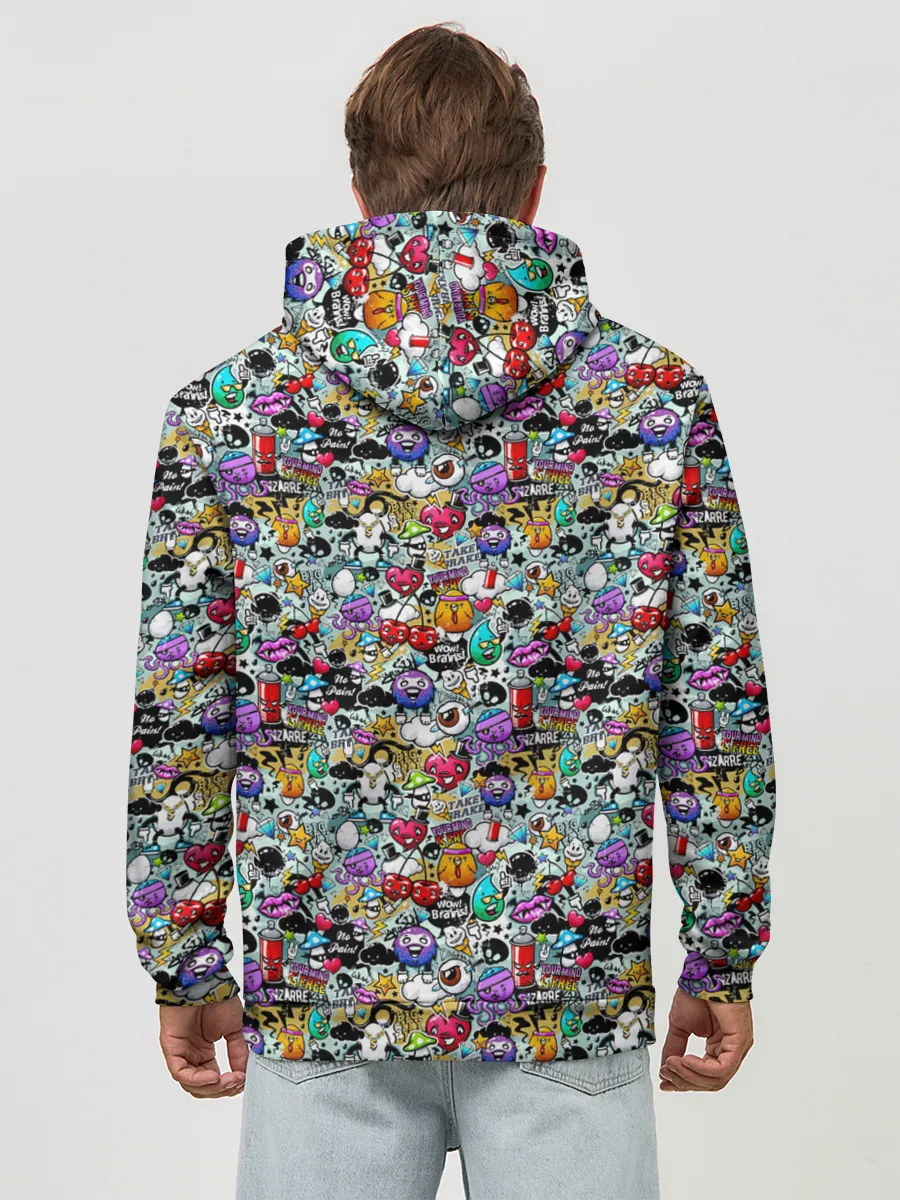 Худи мужской база хлопок / Stickerboom