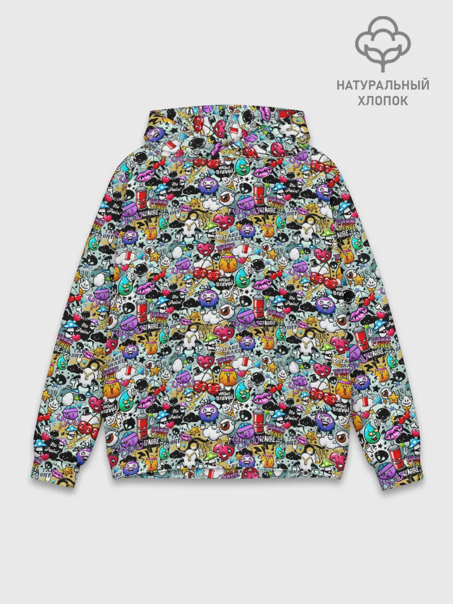 Худи мужской база хлопок / Stickerboom