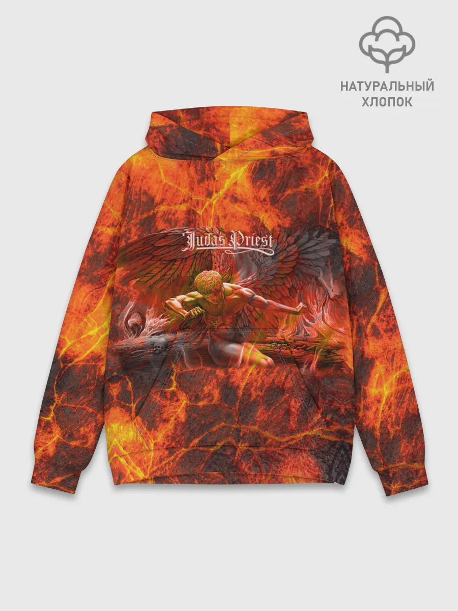 Худи мужской база хлопок / Judas Priest