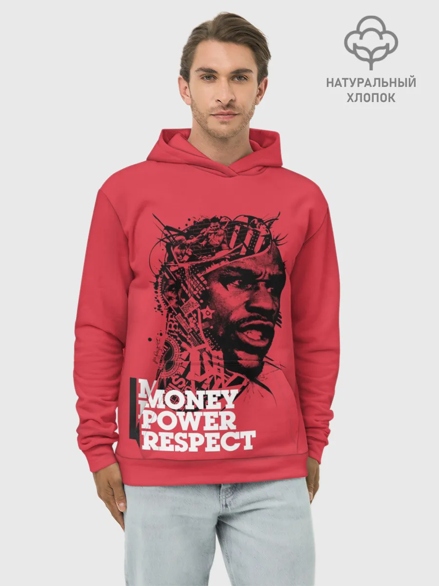 Худи мужской база хлопок / Floyd Mayweather