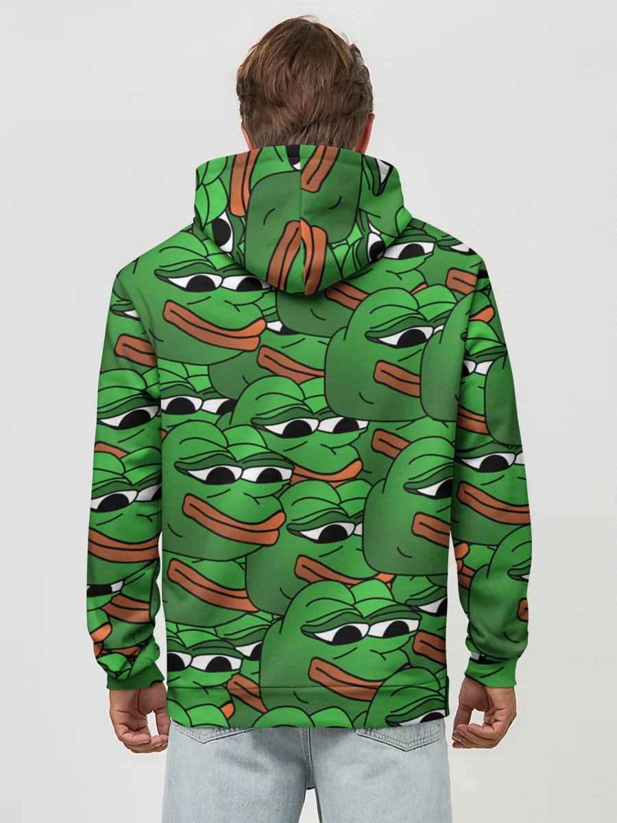 Худи мужской база хлопок / Pepe The Frog