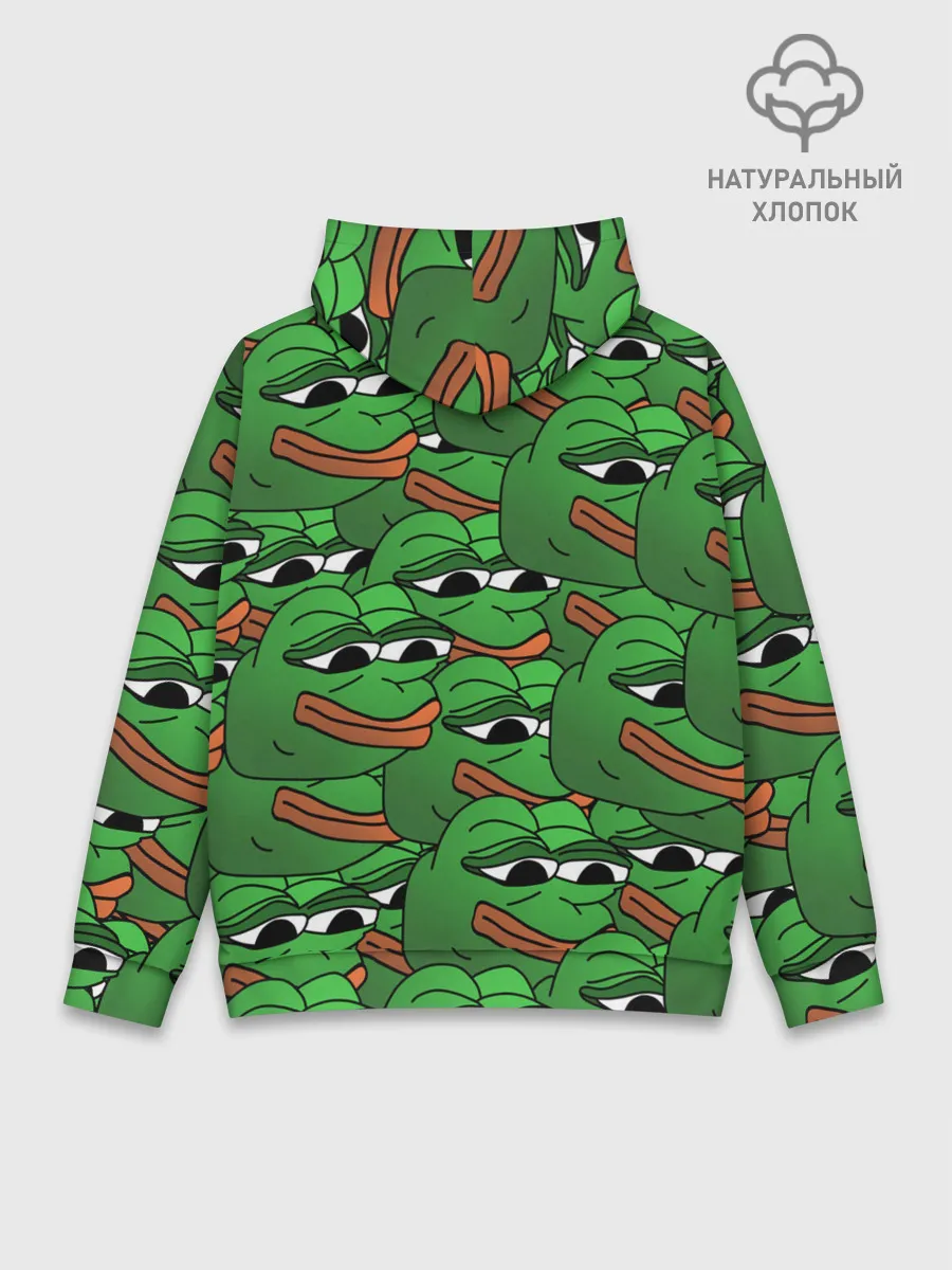 Худи мужской база хлопок / Pepe The Frog