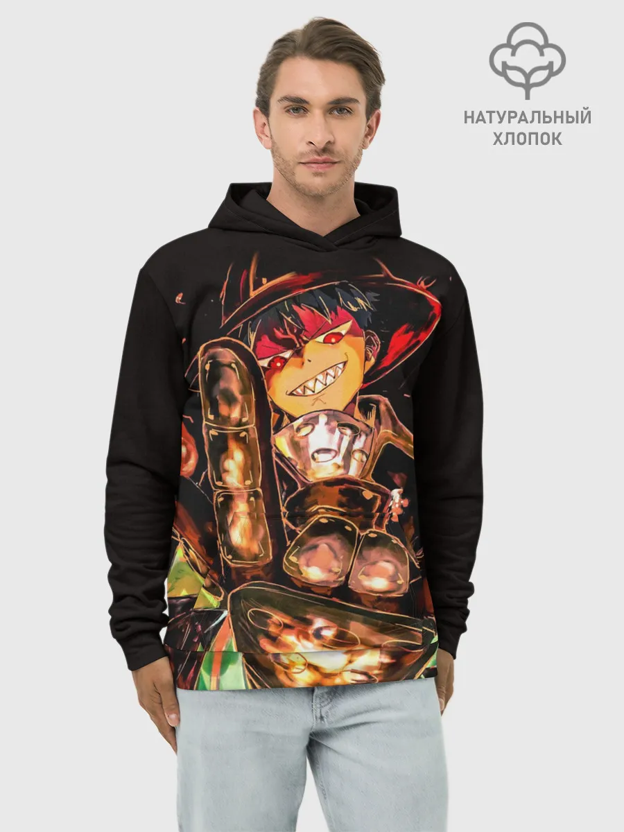 Худи мужской база хлопок / Пламенная бригада пожарных
