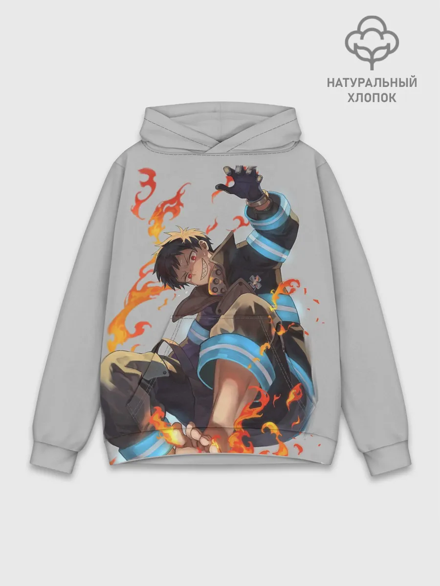 Худи мужской база хлопок / FireForce
