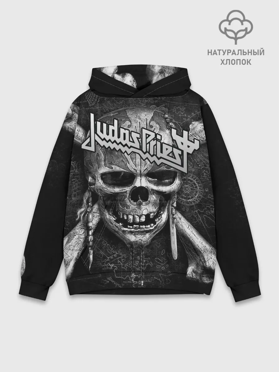 Худи мужской база хлопок / Judas Priest