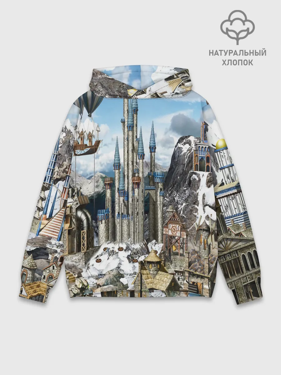 Худи мужской база хлопок / HEROES