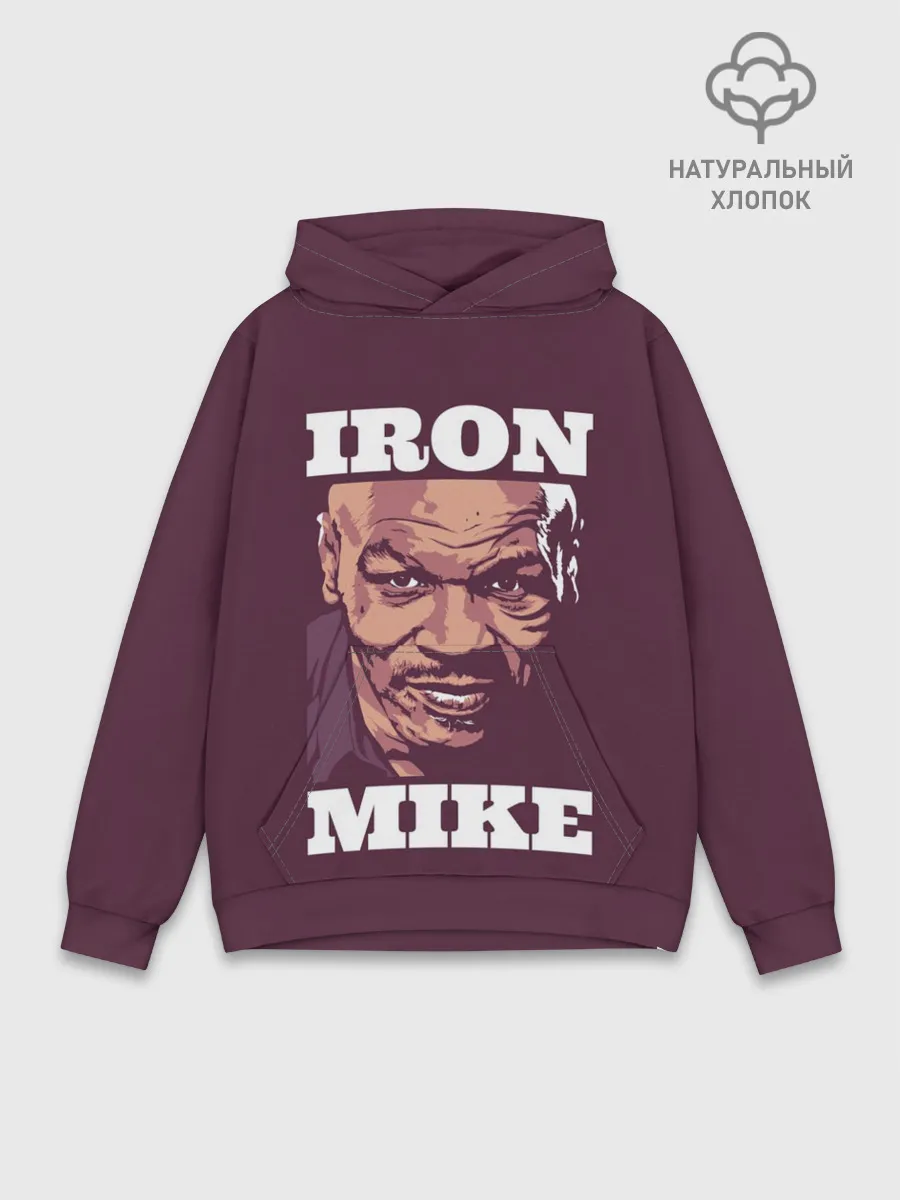 Худи мужской база хлопок / Mike Tyson