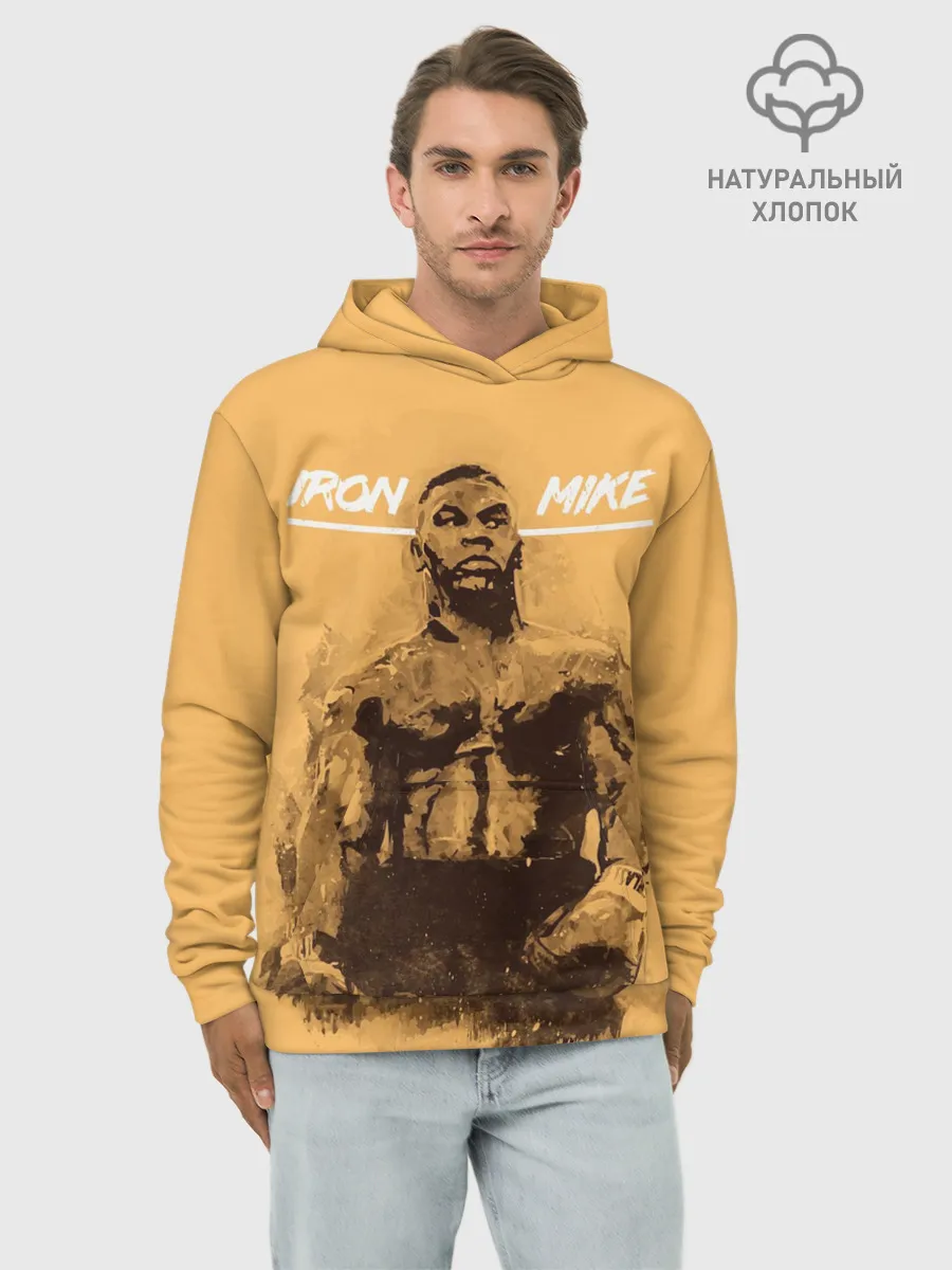 Худи мужской база хлопок / Iron Mike