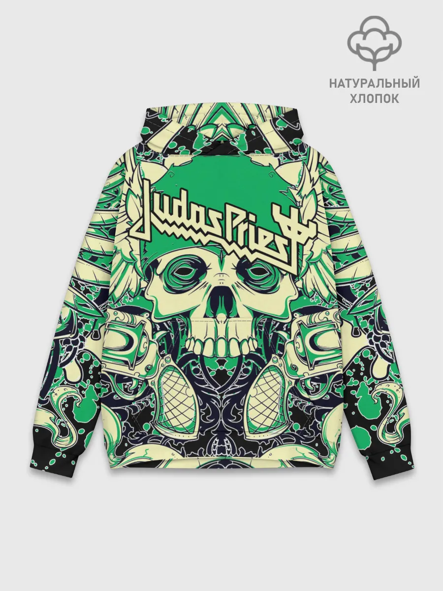 Худи мужской база хлопок / JUDAS PRIEST | ДЖУДАС ПРИСТ