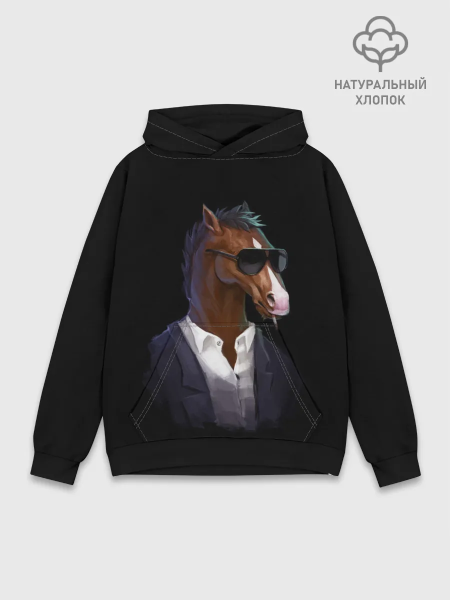 Худи мужской база хлопок / БоДжек Арт 2