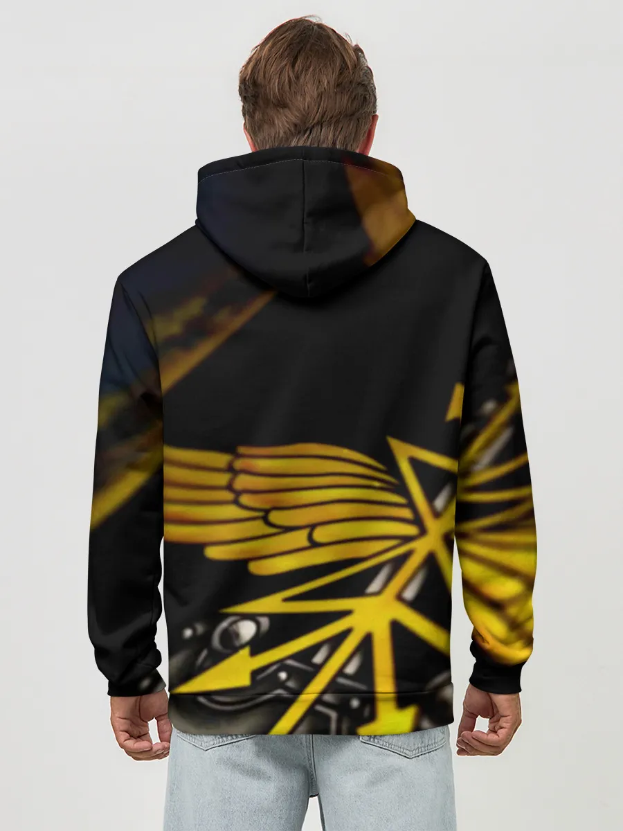 Худи мужской база хлопок / Войска связи