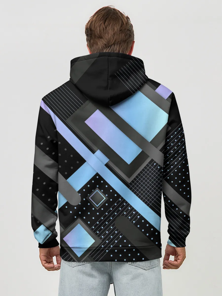 Худи мужской база хлопок / Modern Geometry