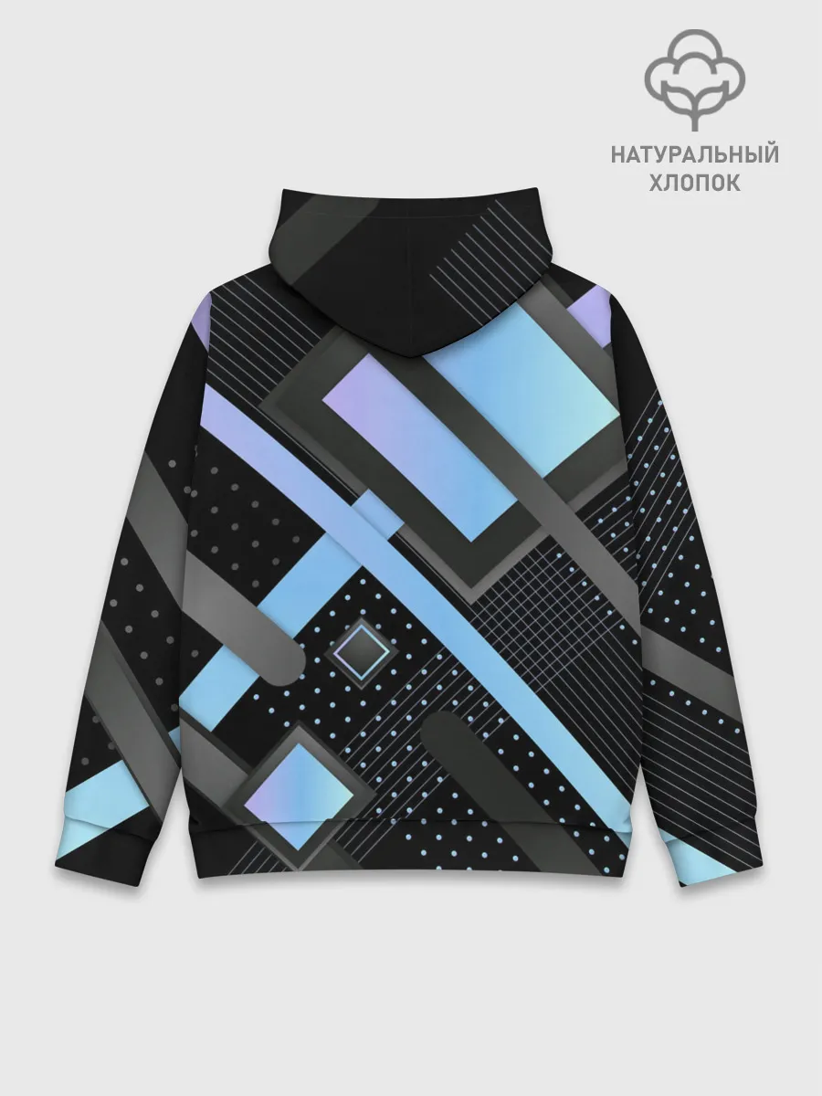Худи мужской база хлопок / Modern Geometry