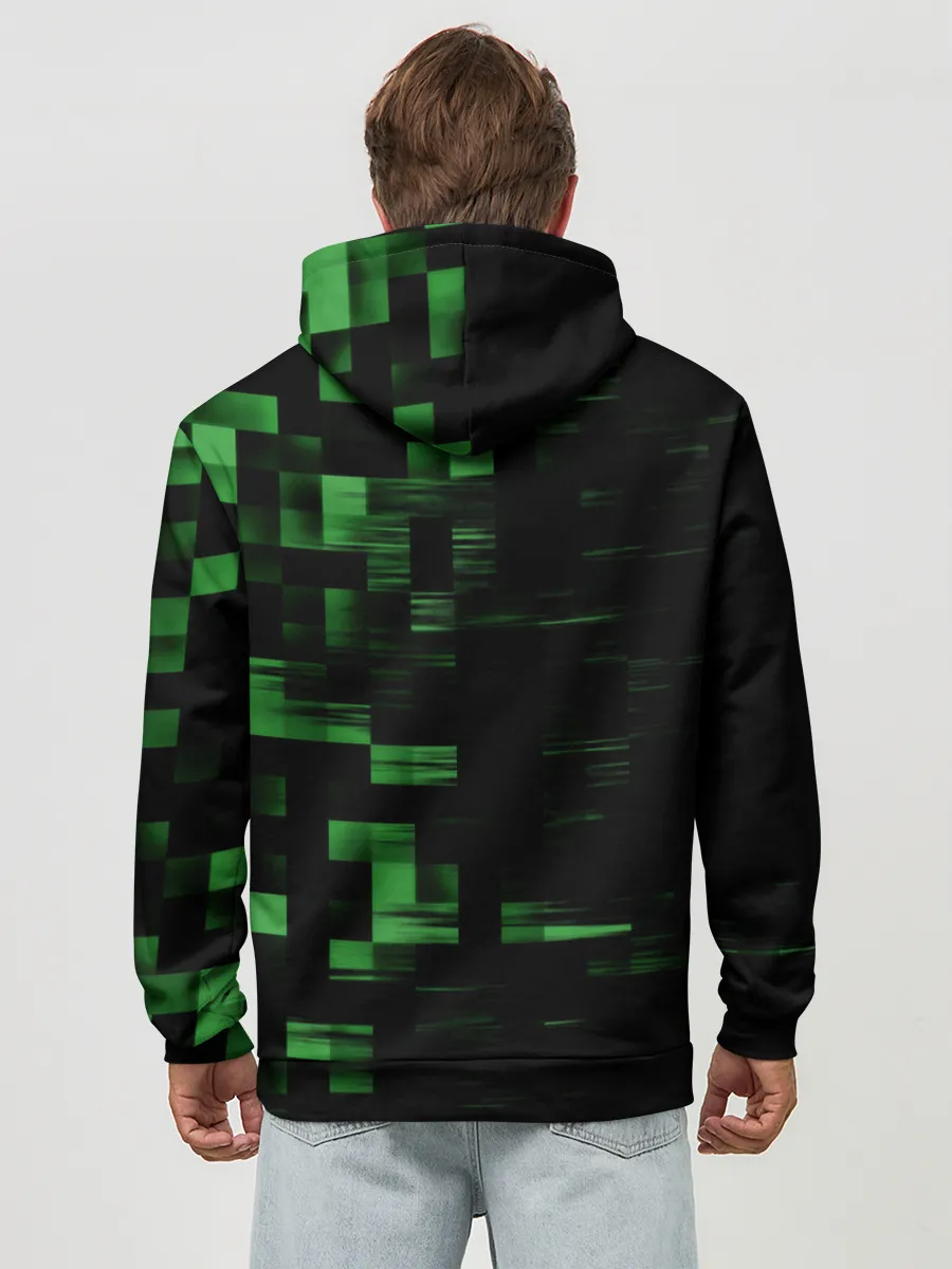 Худи мужской база хлопок / MINECRAFT.