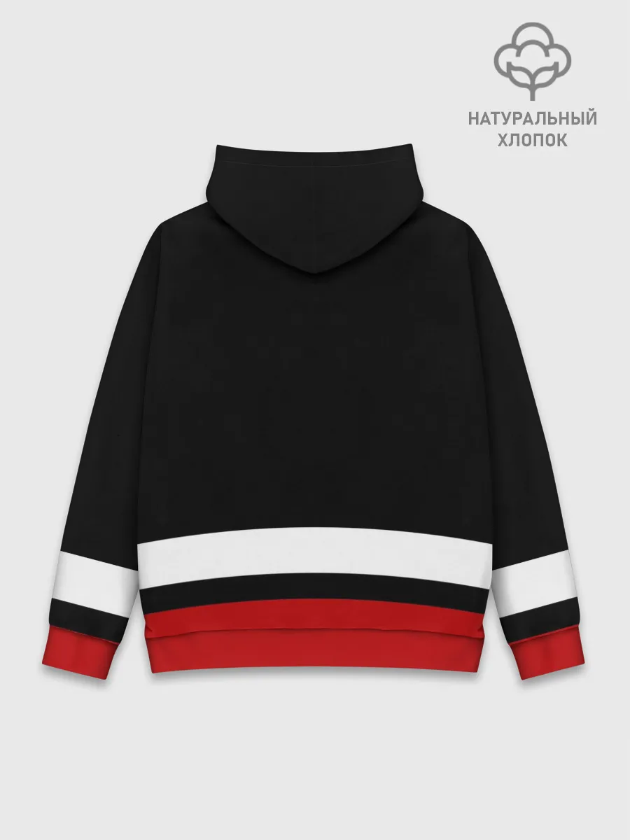 Худи мужской база хлопок / Каролина Харрикейнз