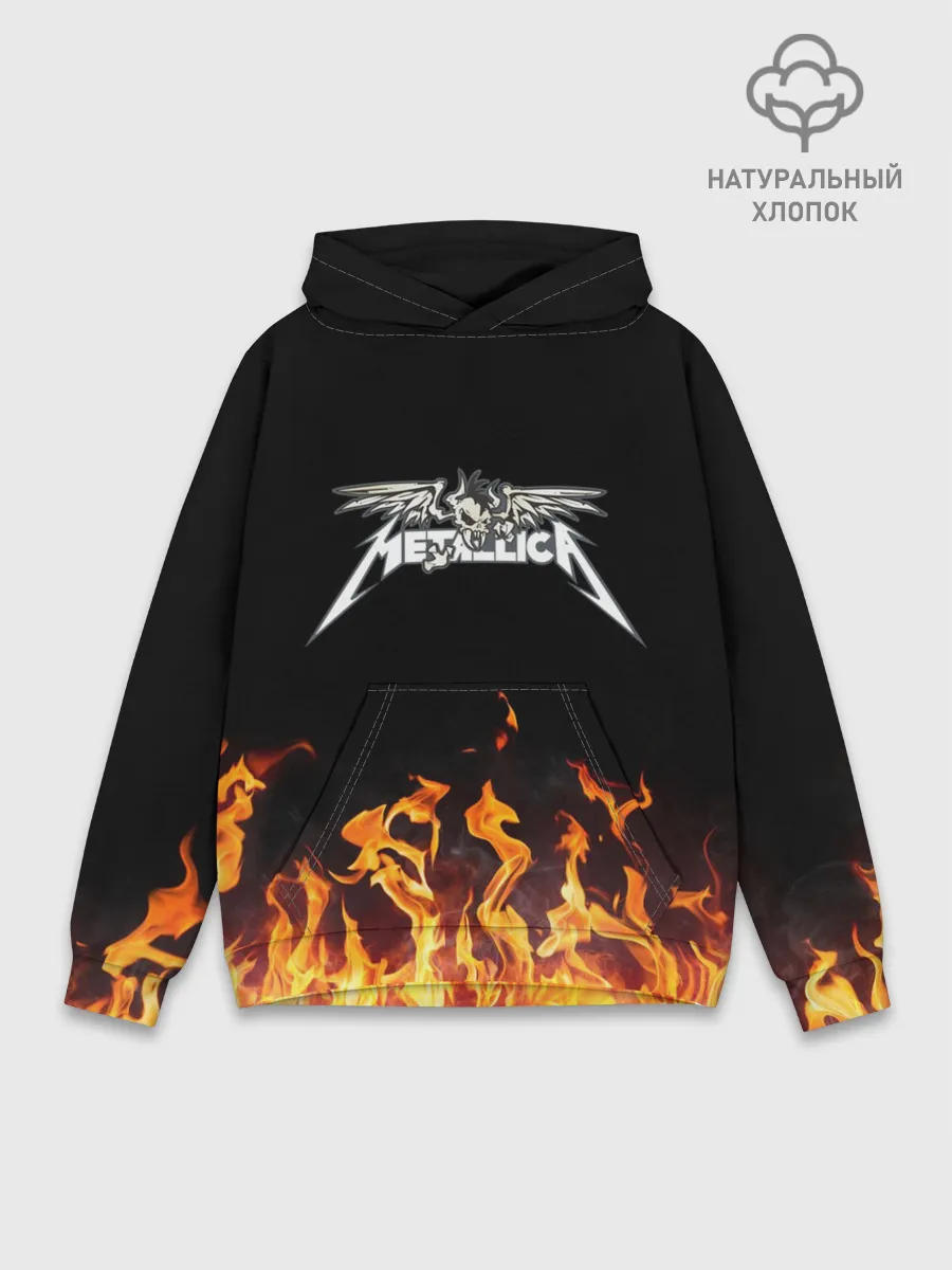 Худи мужской база хлопок / Metallica