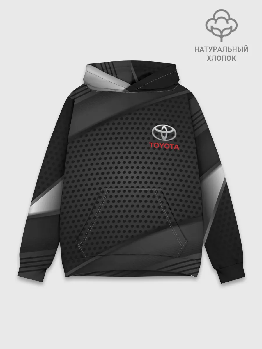 Худи мужской база хлопок / TOYOTA / ТОЕТА