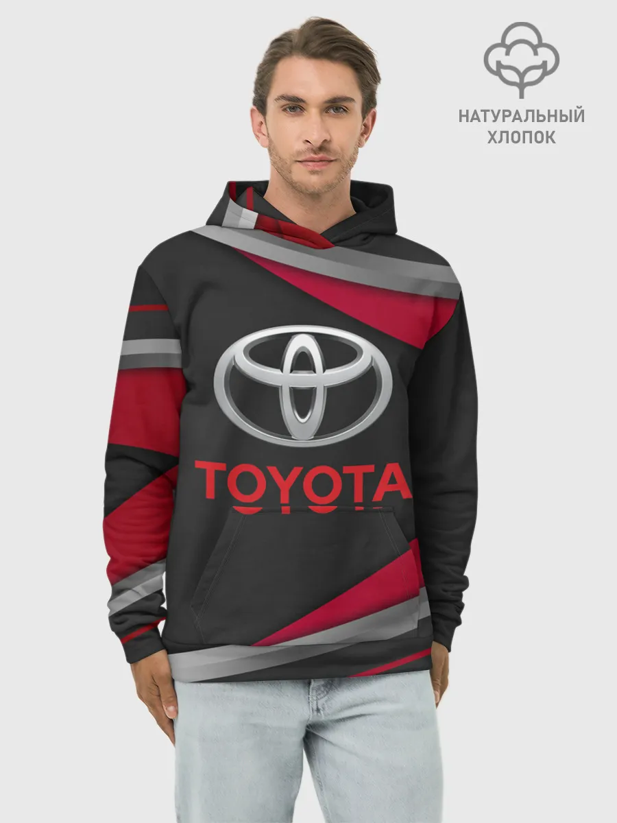 Худи мужской база хлопок / TOYOTA | ТОЁТА