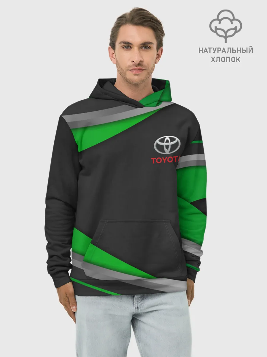 Худи мужской база хлопок / TOYOTA | ТОЁТА