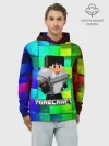 Худи мужской база хлопок / Minecraft / Майнкрафт