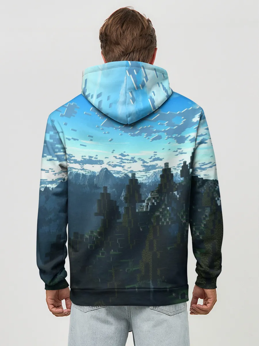 Худи мужской база хлопок / Minecraft / Майнкрафт