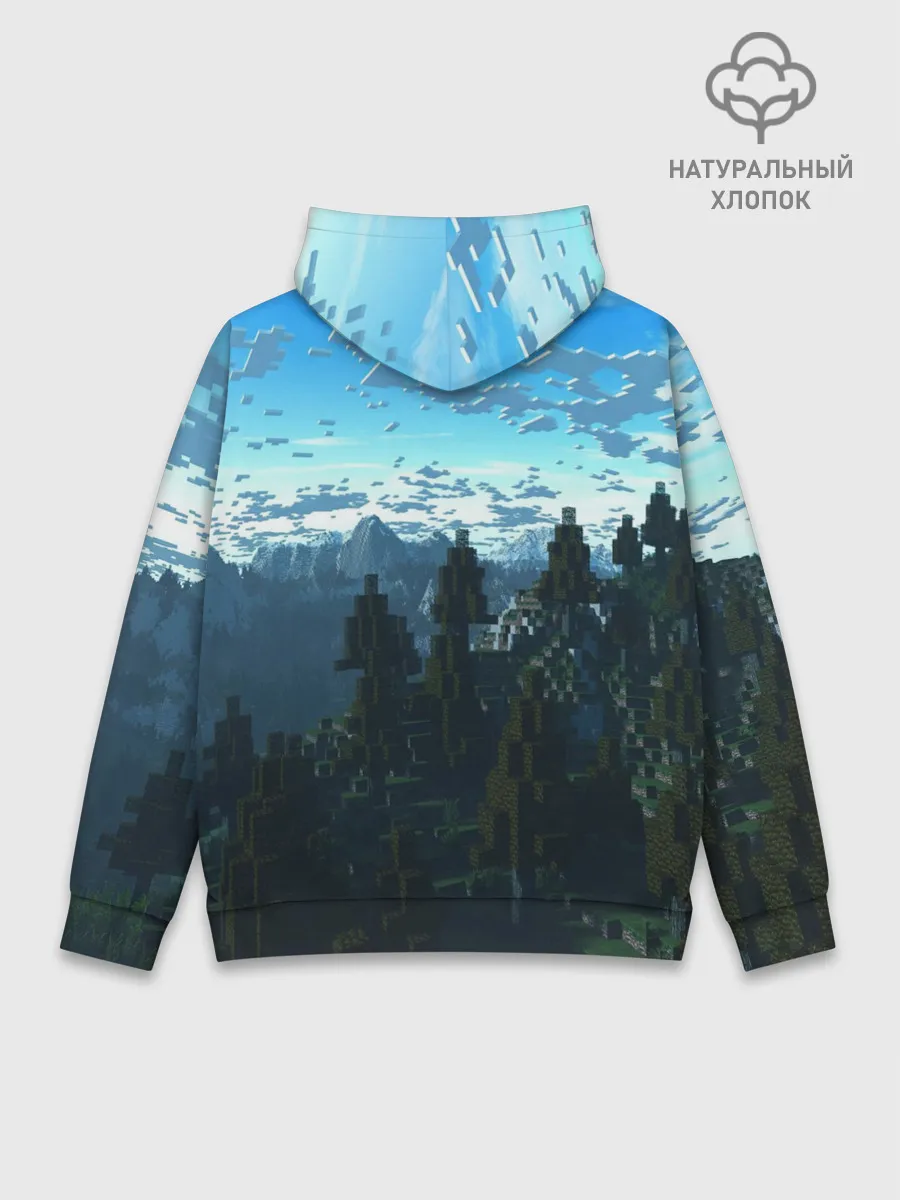 Худи мужской база хлопок / Minecraft / Майнкрафт
