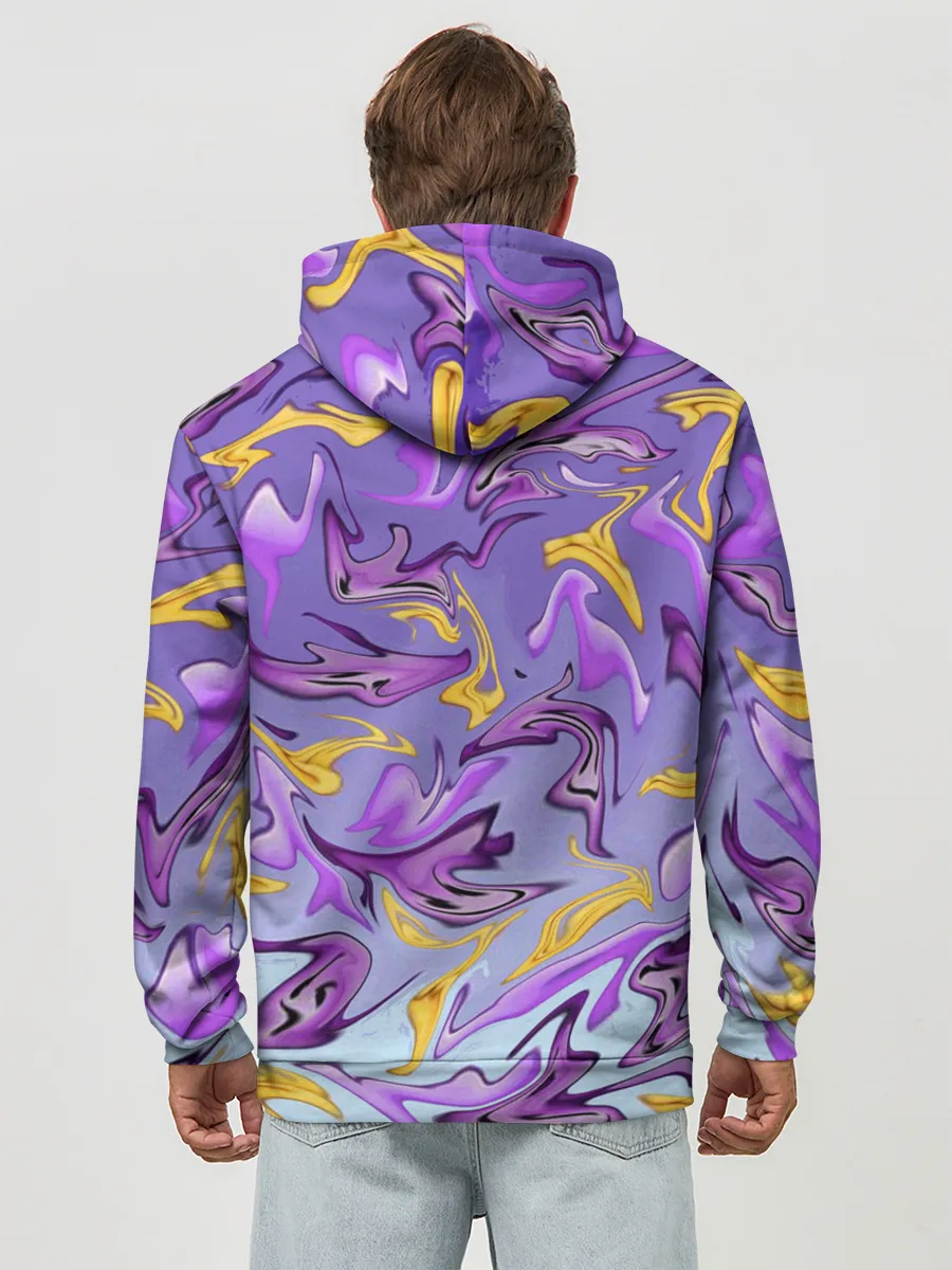 Худи мужской база хлопок / Абстракция