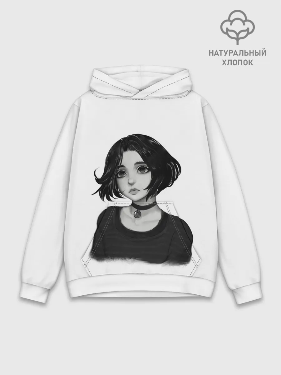 Худи мужской база хлопок / Девушка Думер