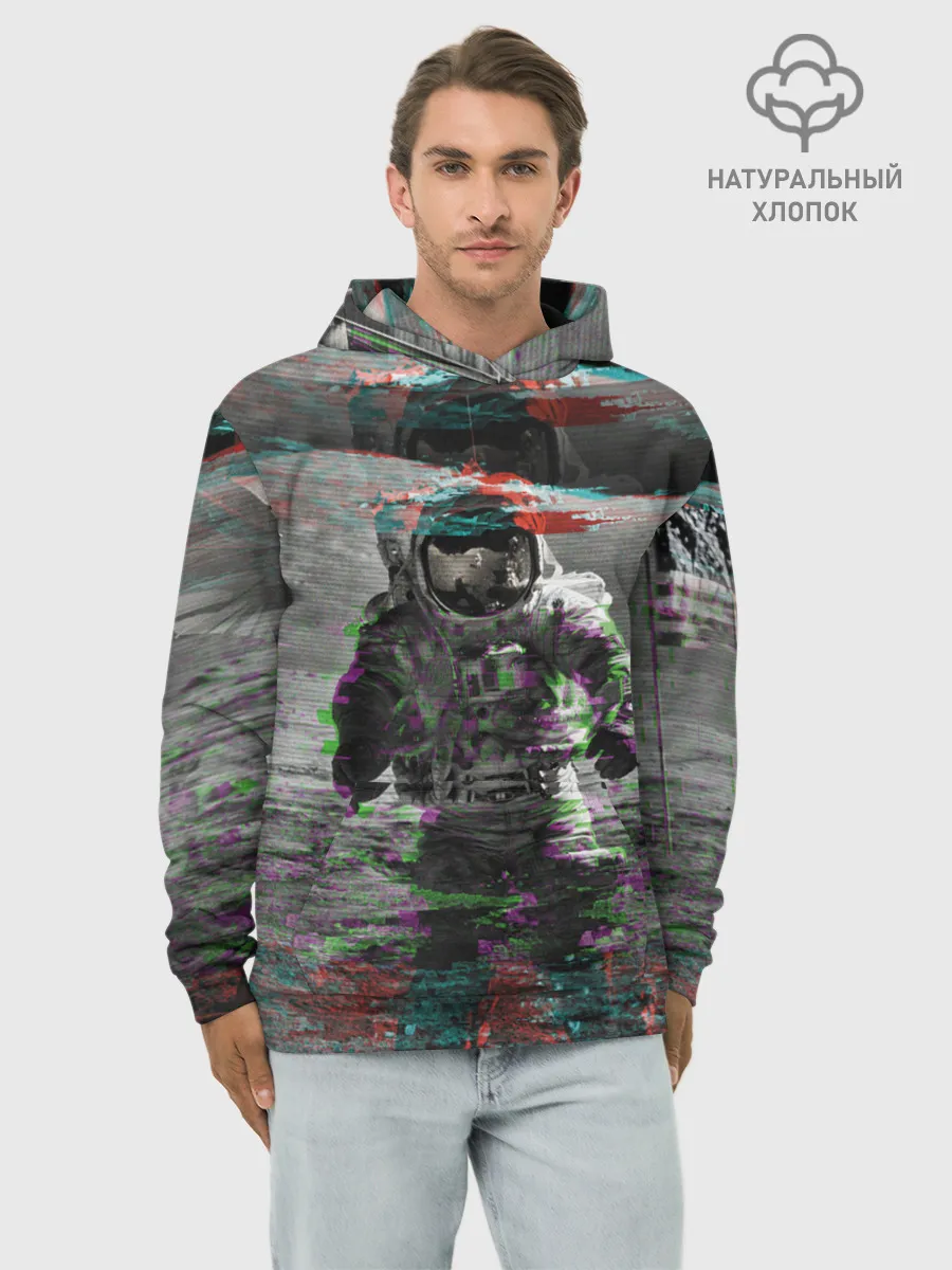 Худи мужской база хлопок / Космонавт