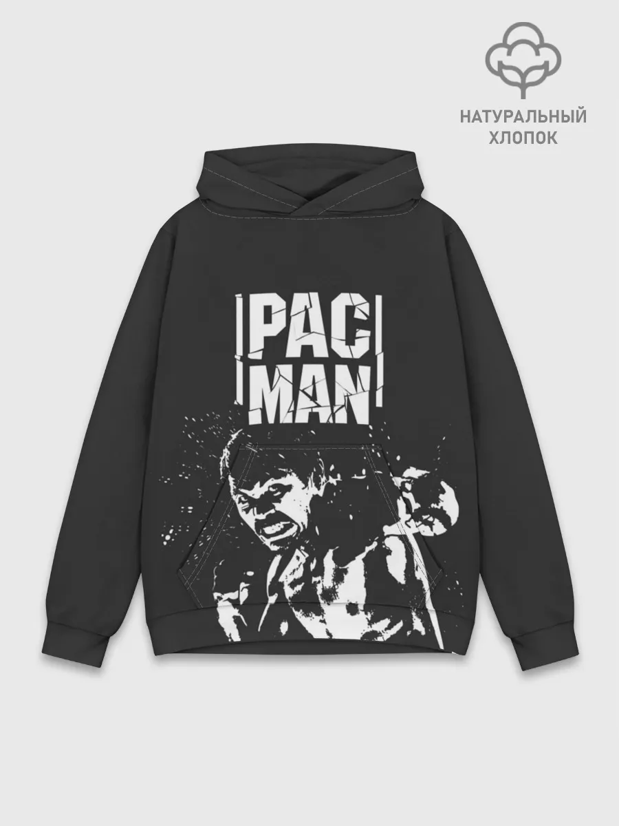 Худи мужской база хлопок / Pac Man