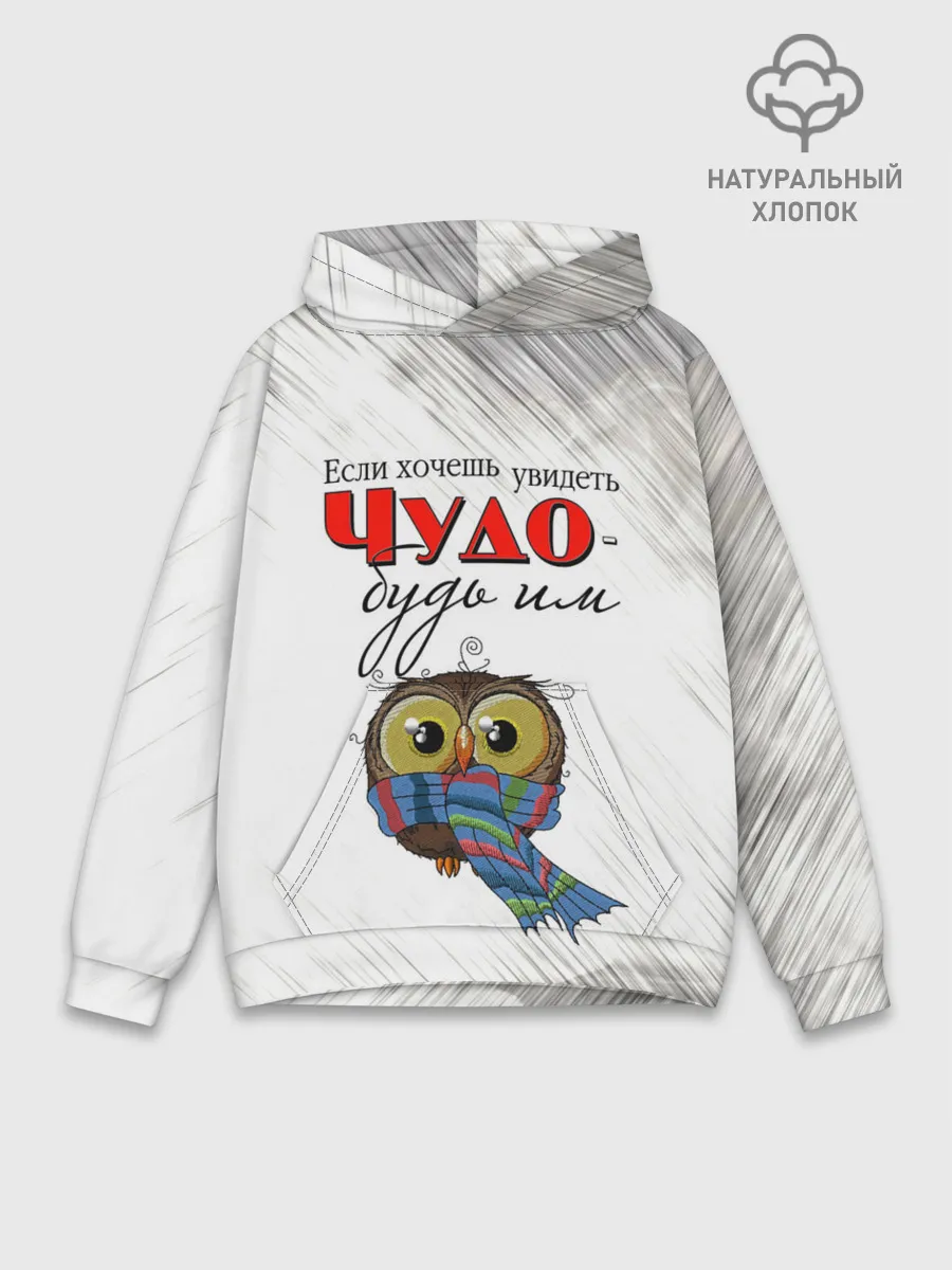 Худи мужской база хлопок / Чудо