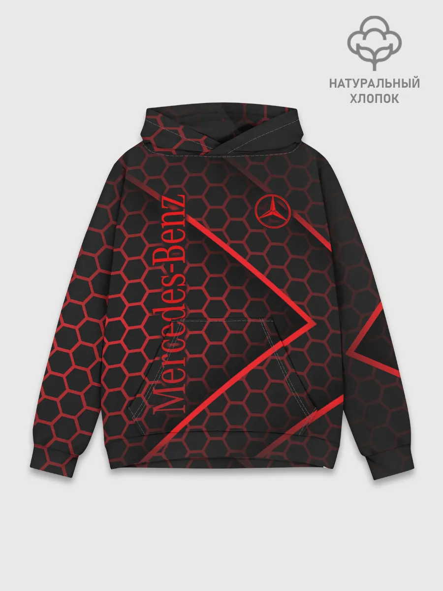 Худи мужской база хлопок / Mercedes-Benz
