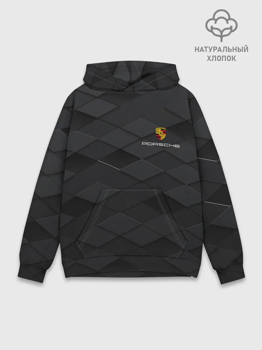 Худи мужской база хлопок / PORSCHE | ПОРШЕ