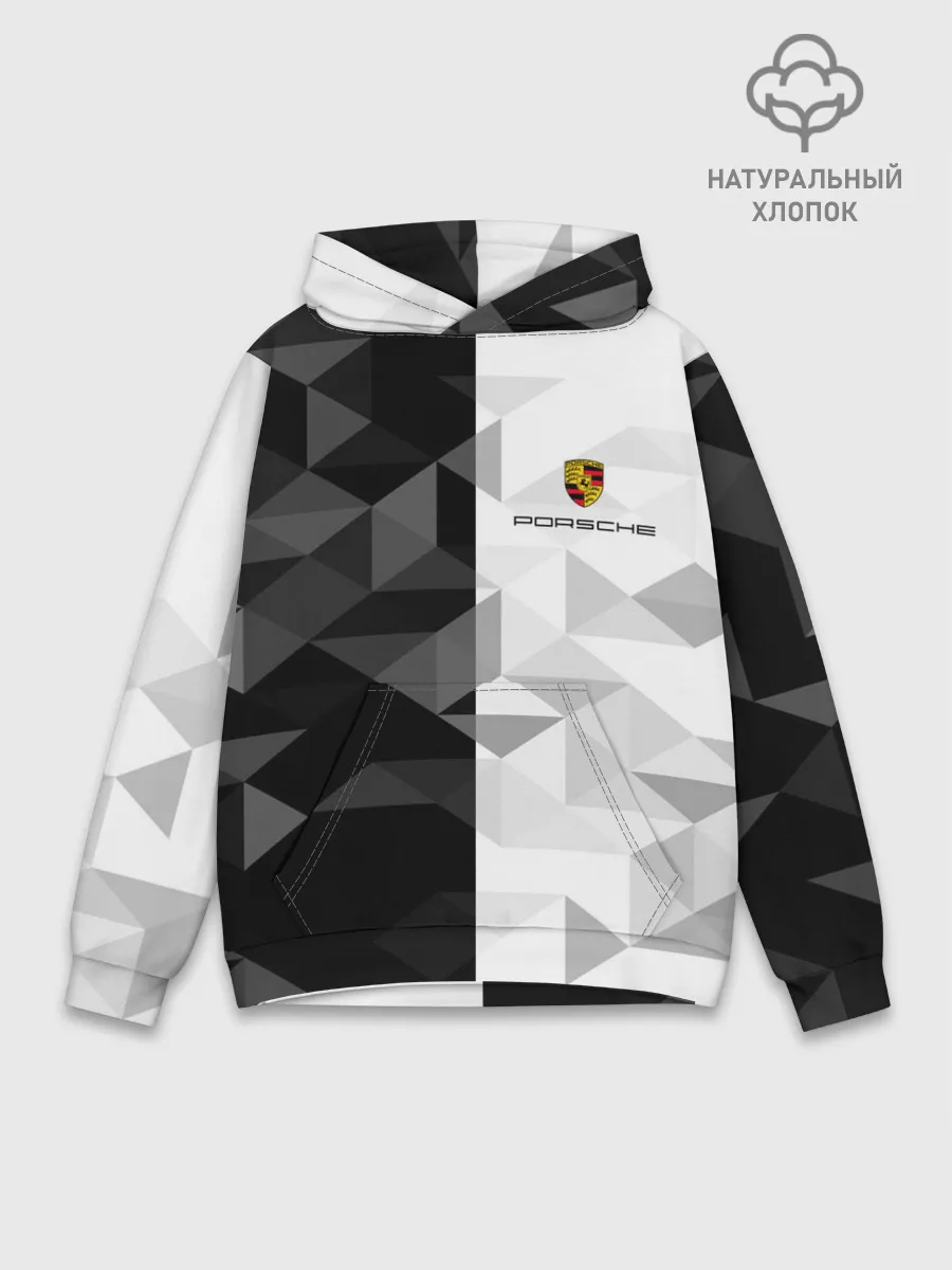 Худи мужской база хлопок / PORSCHE | ПОРШЕ