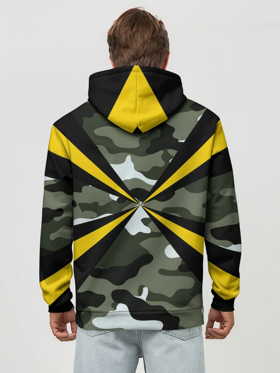 Худи мужской база хлопок / Войска связи