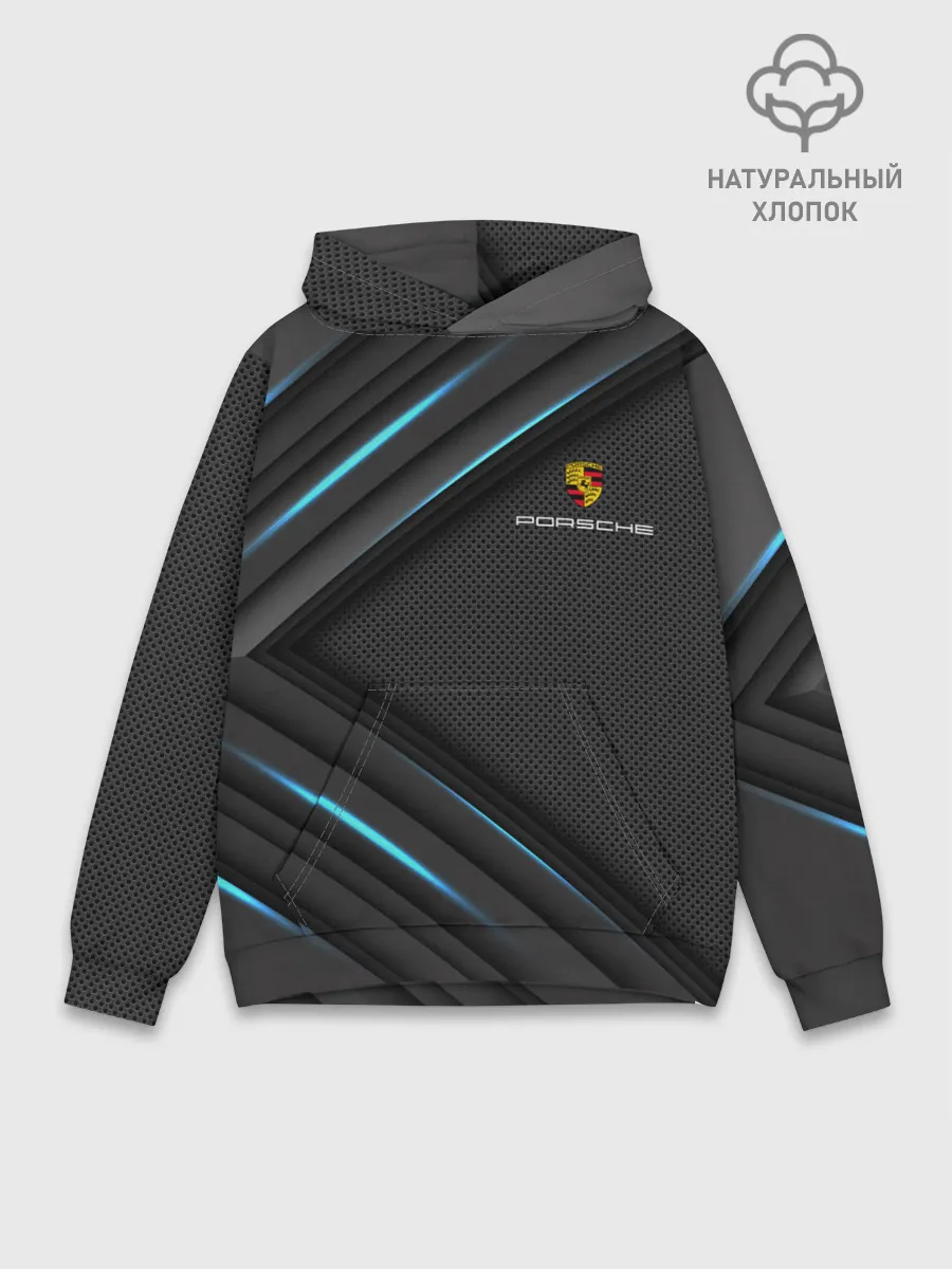 Худи мужской база хлопок / PORSCHE | ПОРШЕ