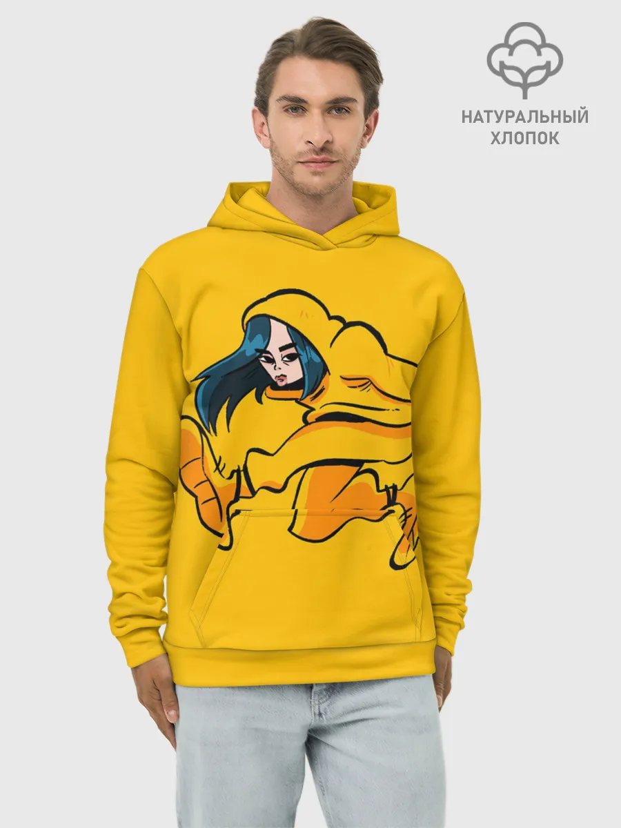 Худи мужской база хлопок / БИЛЛИ АЙЛИШ