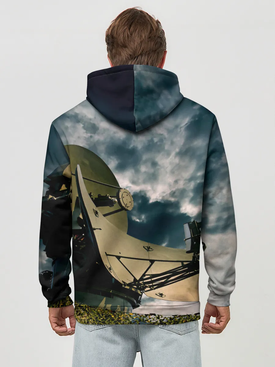 Худи мужской база хлопок / Войска связи