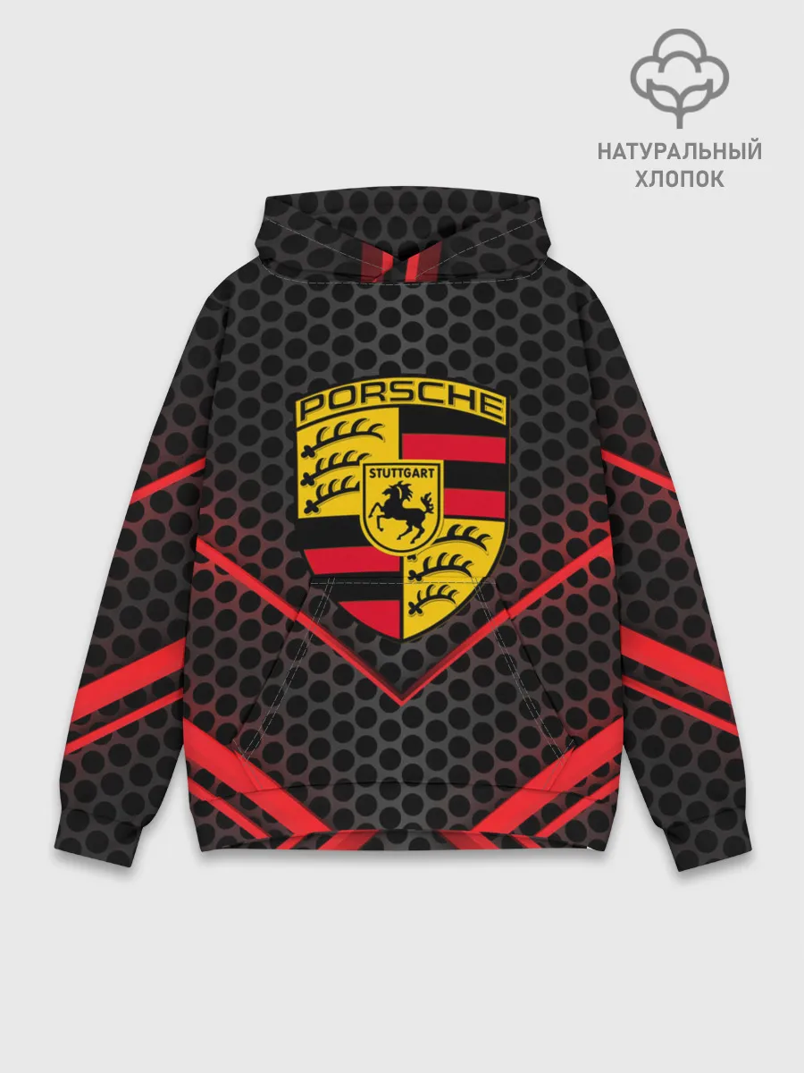 Худи мужской база хлопок / PORSCHE | ПОРШЕ