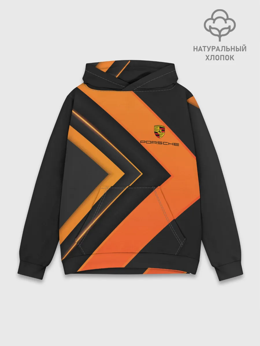 Худи мужской база хлопок / PORSCHE | ПОРШЕ