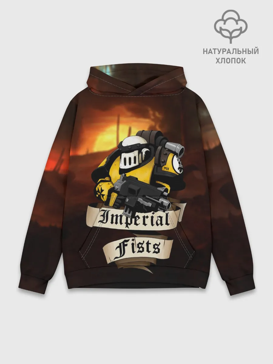 Худи мужской база хлопок / Imperial Fists