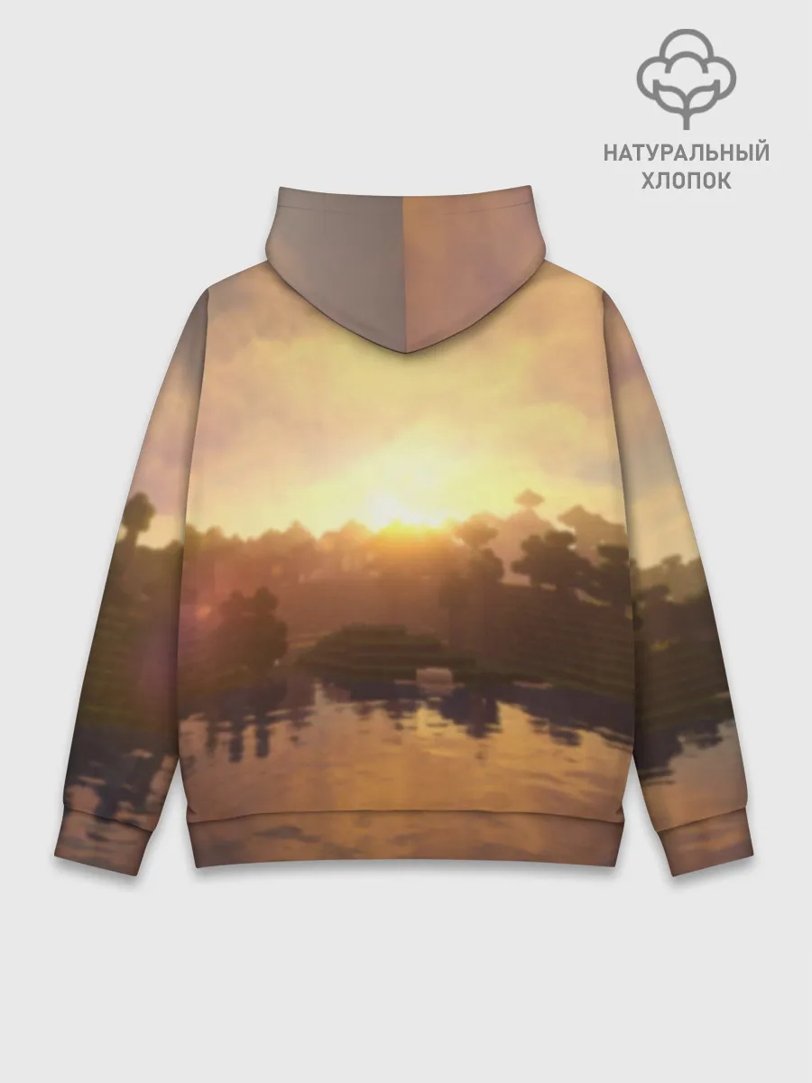 Худи мужской база хлопок / Майнкрафт