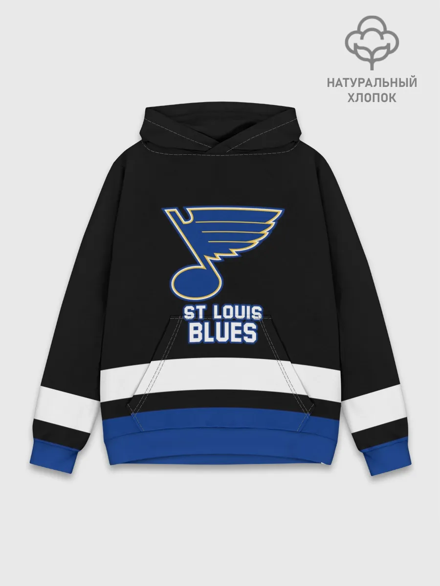 Худи мужской база хлопок / Сент-Луис Блюз