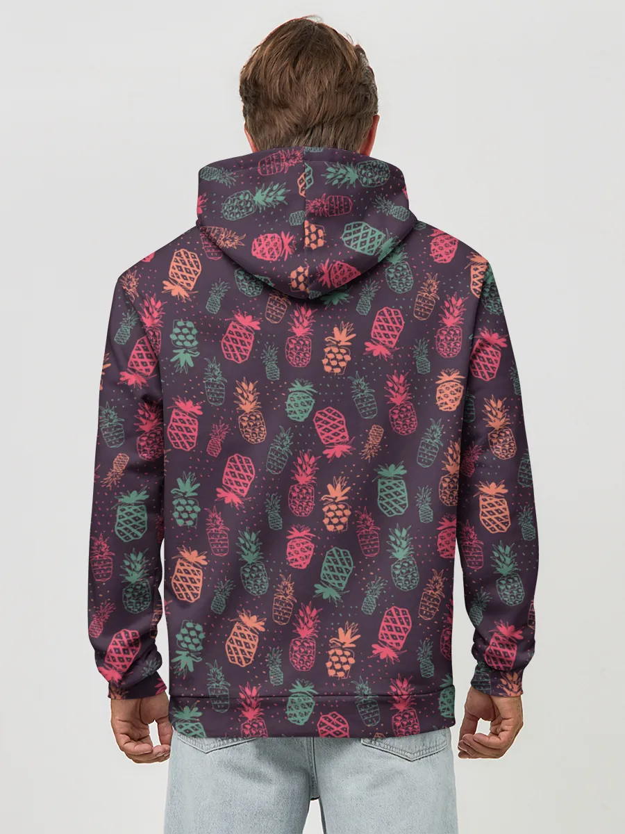 Худи мужской база хлопок / Ананасовый экспресс