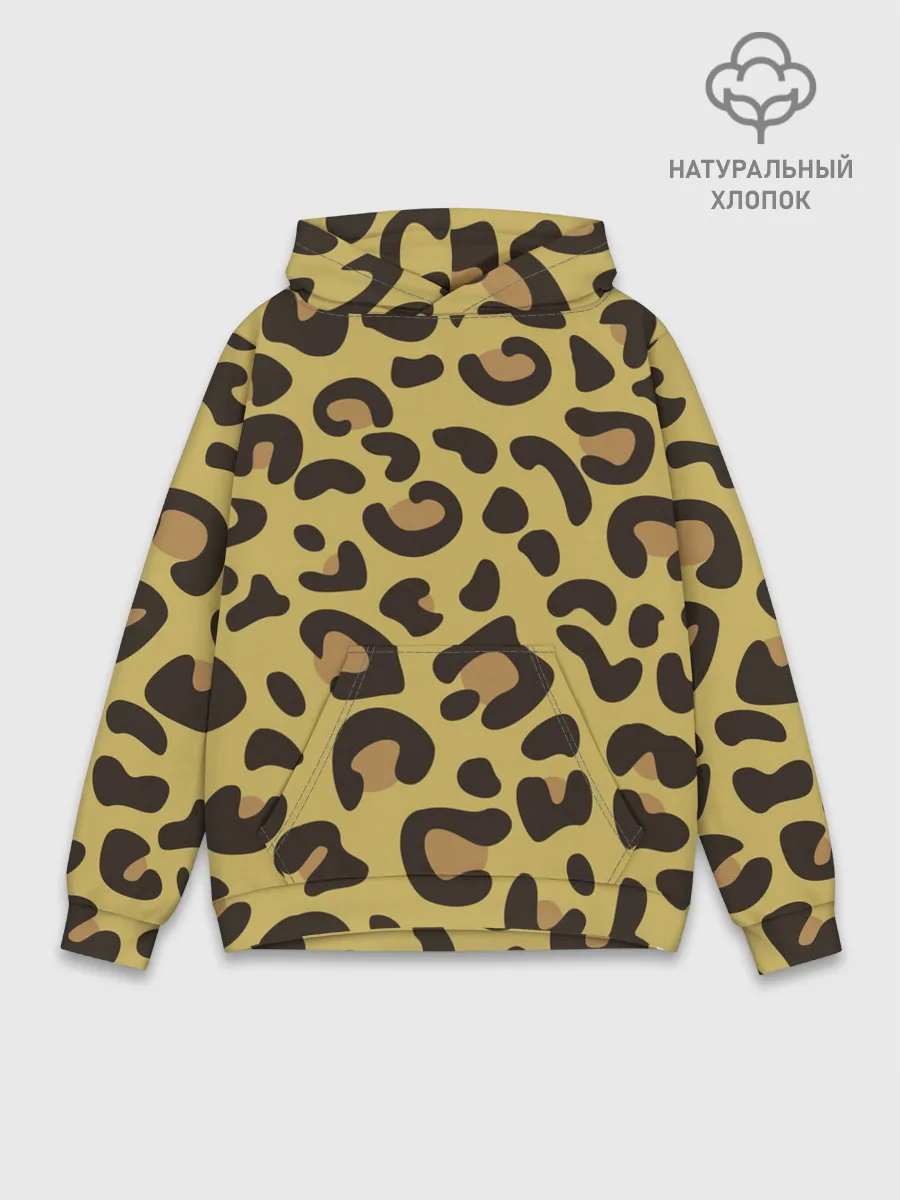 Худи мужской база хлопок / Я гепард