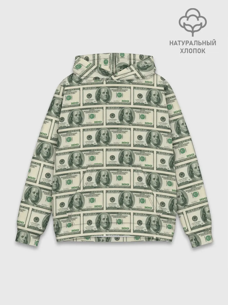 Худи мужской база хлопок / Денежная тема